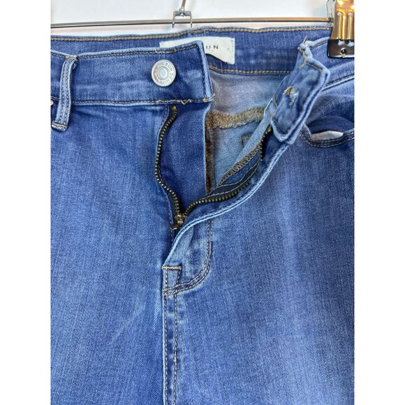 Pacsun Women's Y2K Perfect Fit Ankle Jegging Jeans Blue Side Lace Up Denim 28 - Picture 5 of 12